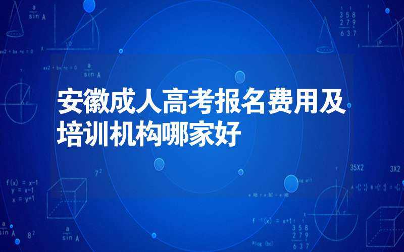 高考报名安徽(高考报名安徽招生考试官网)