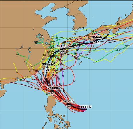 台风灿都正向江浙沪沿海靠近(台风灿都正向江浙沪沿海靠近,火车停运)