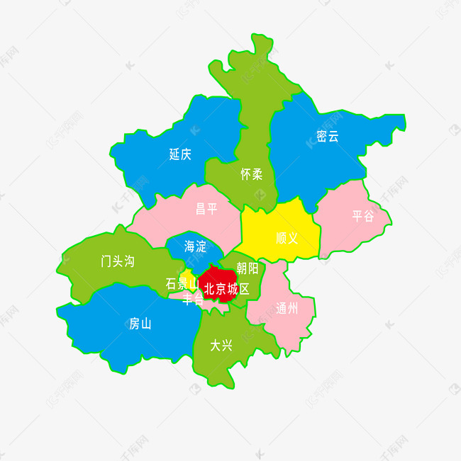 北京地图 