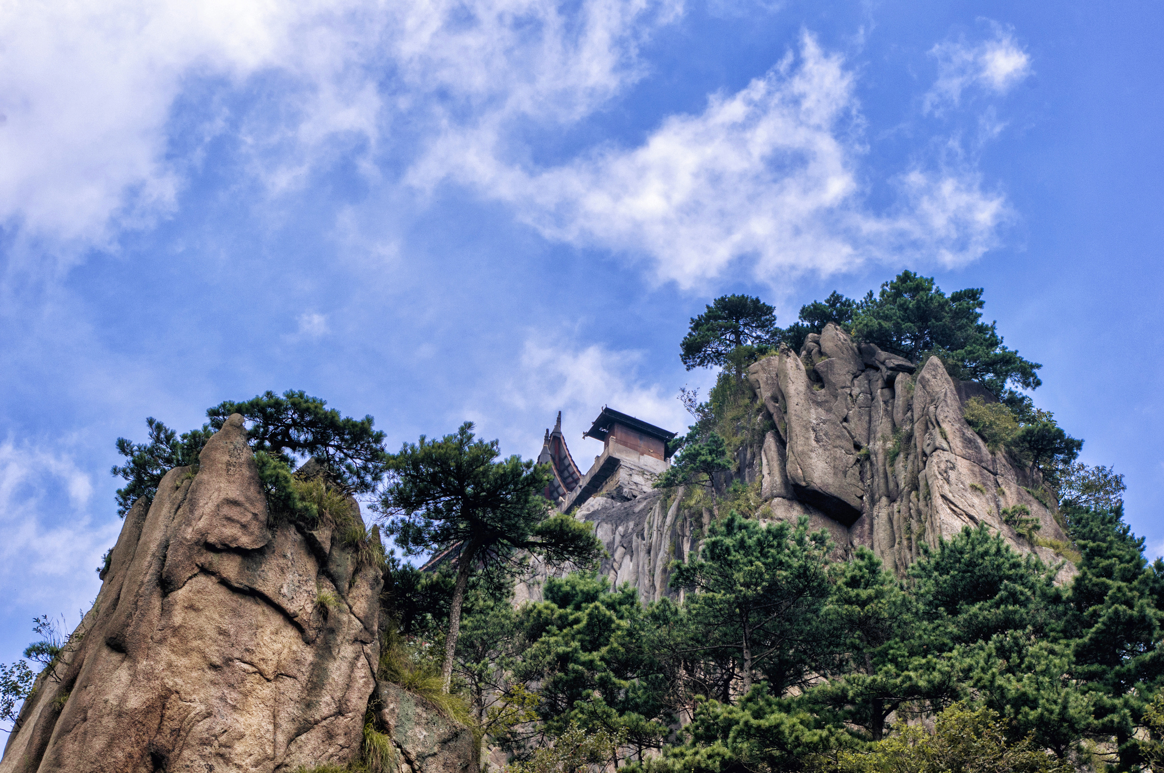 九华山风景图片真实 