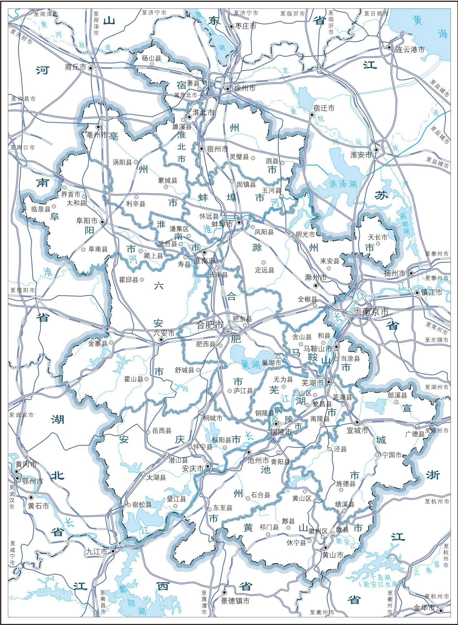 安徽省地图在线观看 安徽省地图全图可放大