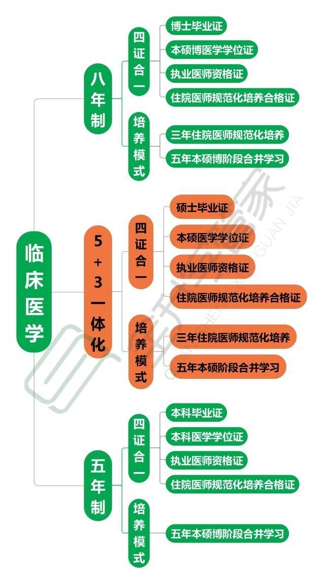 5+3一体化的医科大学有哪些 