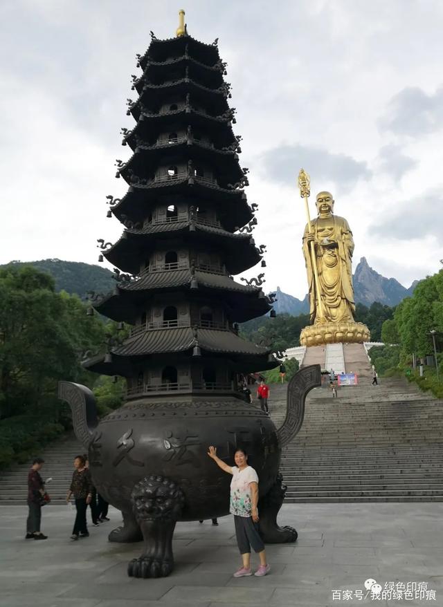 九华山地藏菩萨铜像 