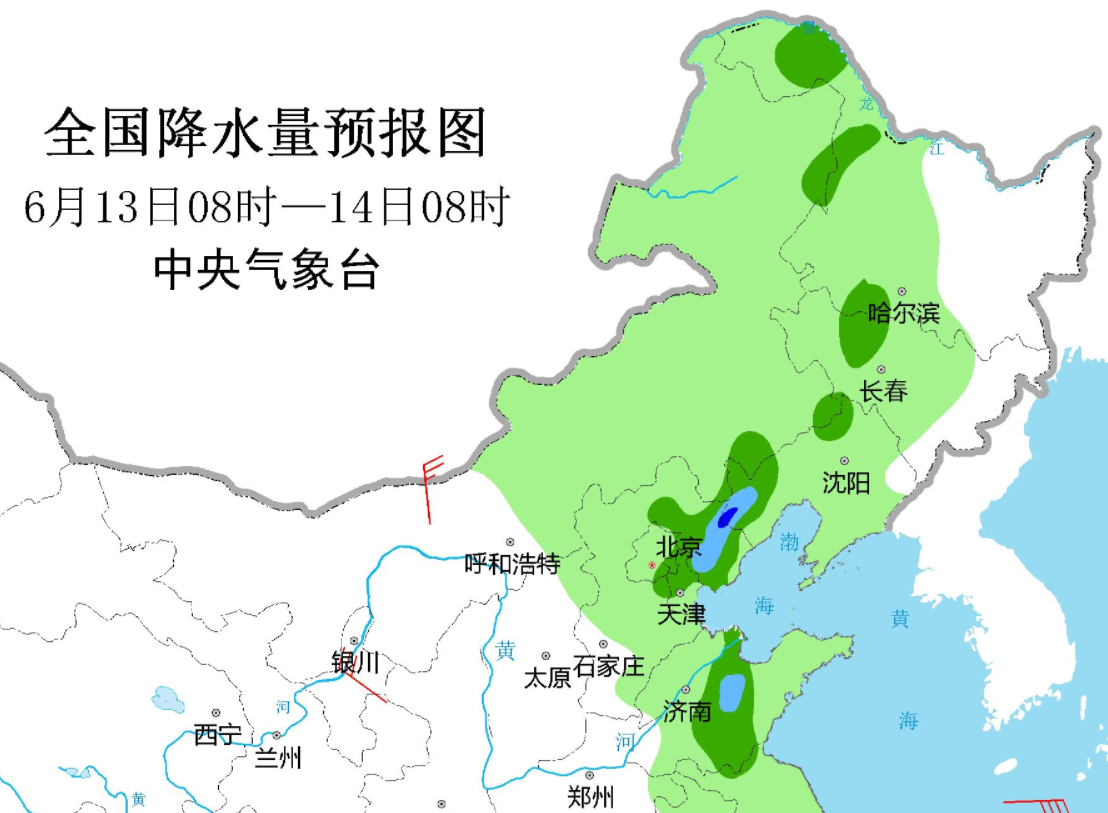 河北大范围降雨马上到 