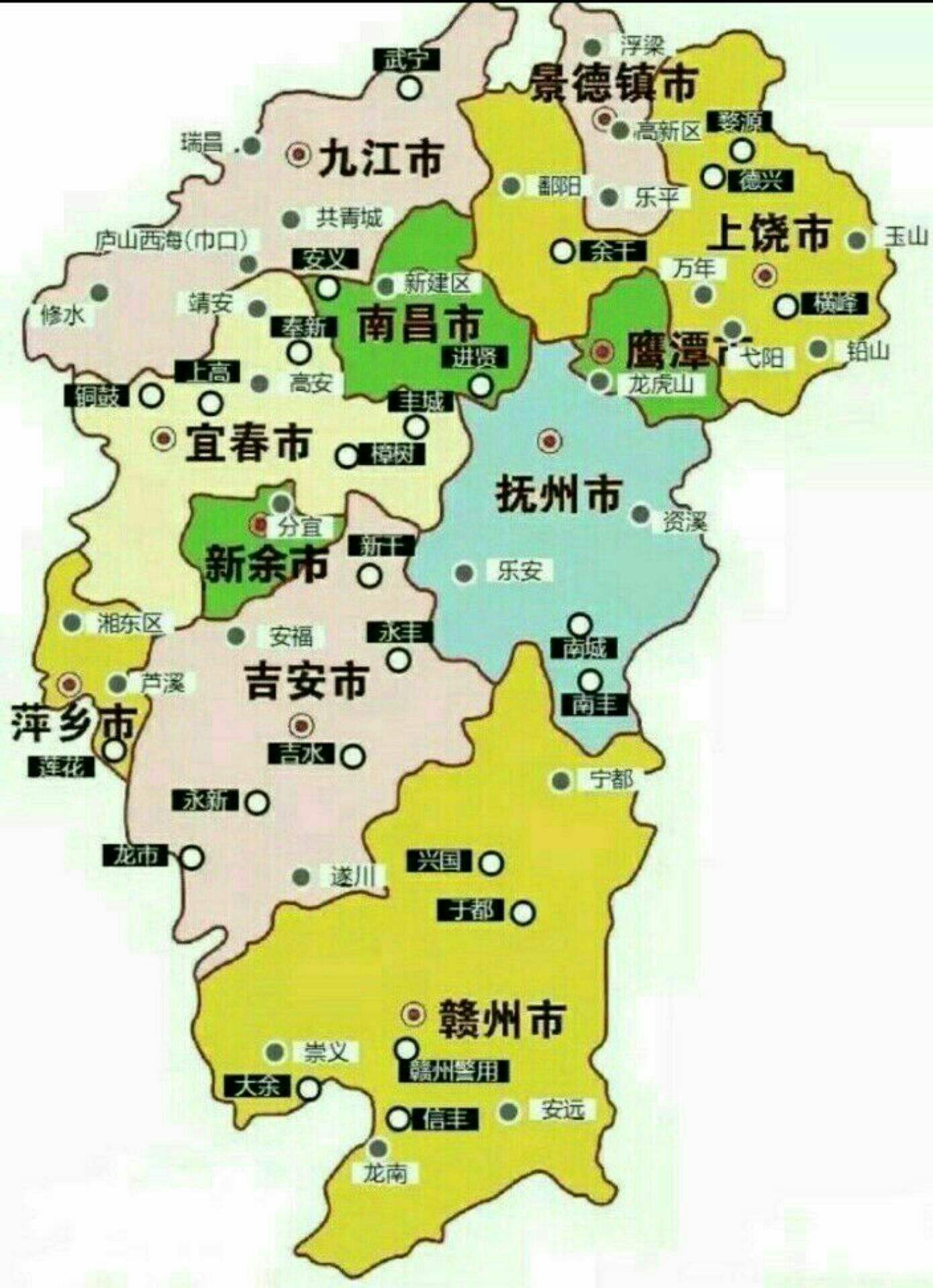 江西地图 