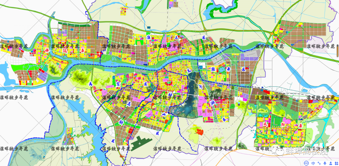 蚌埠地图 蚌埠地图全图高清