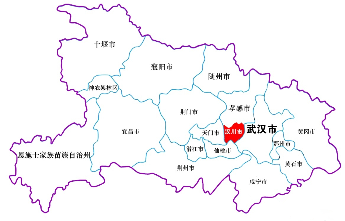 湖北地图全图高清版 湖北地图全图高清版 全省