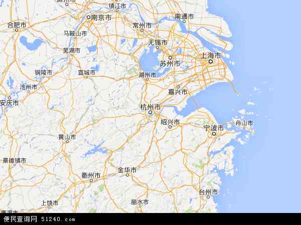 浙江省地图高清版大图 