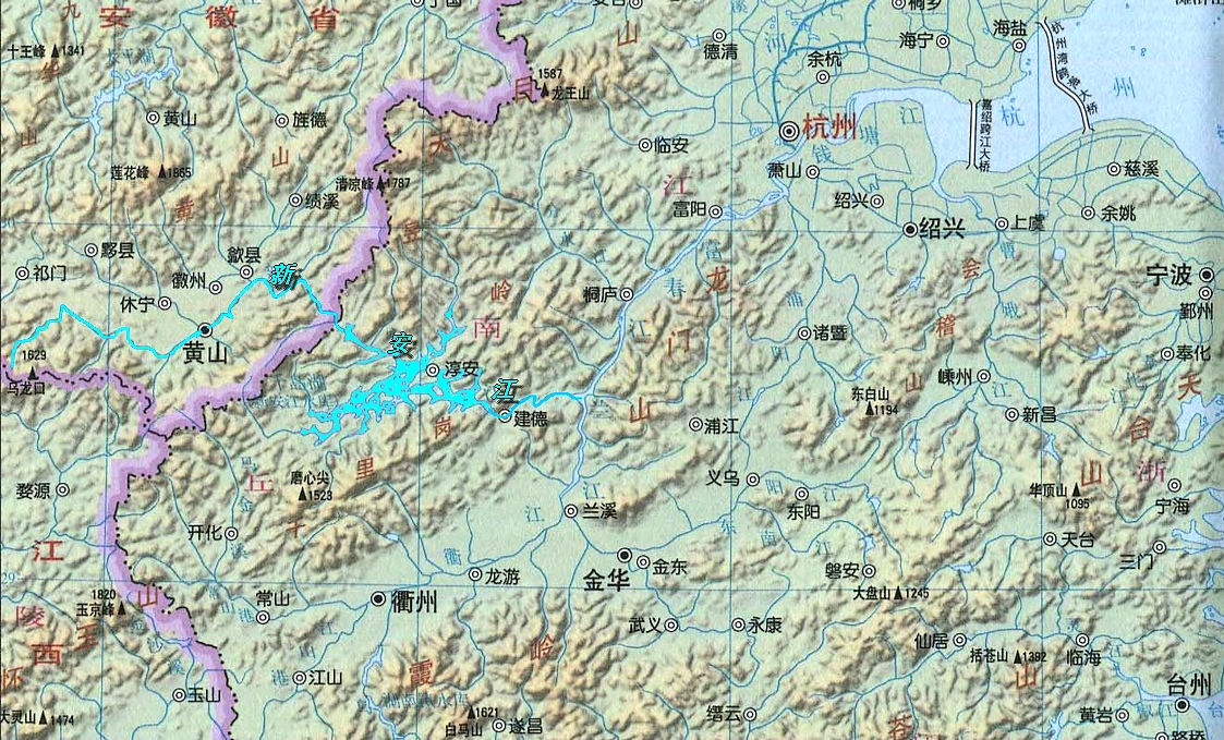 安徽属于浙江省内吗 