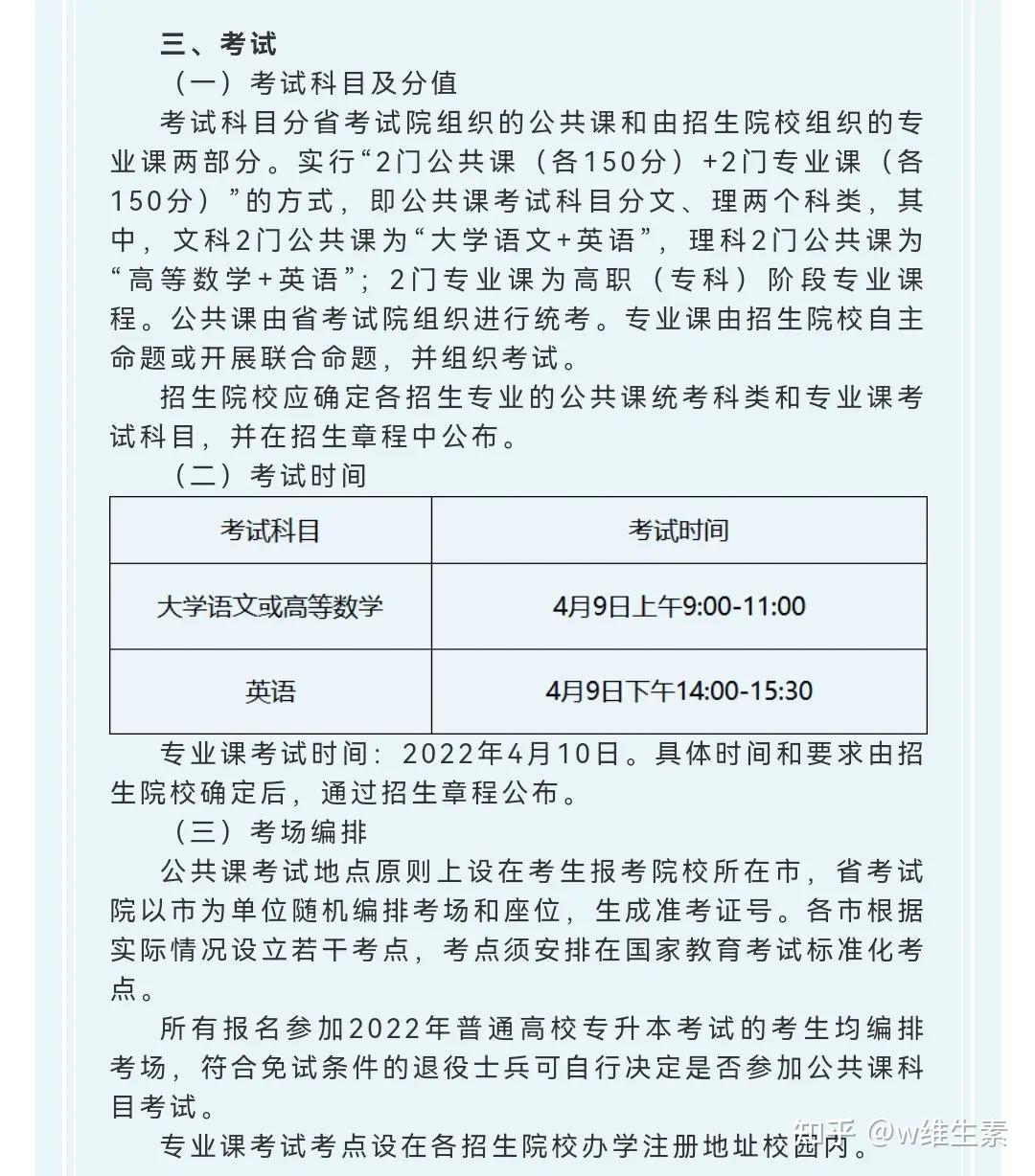 安徽省2022年普通高校招生考试 