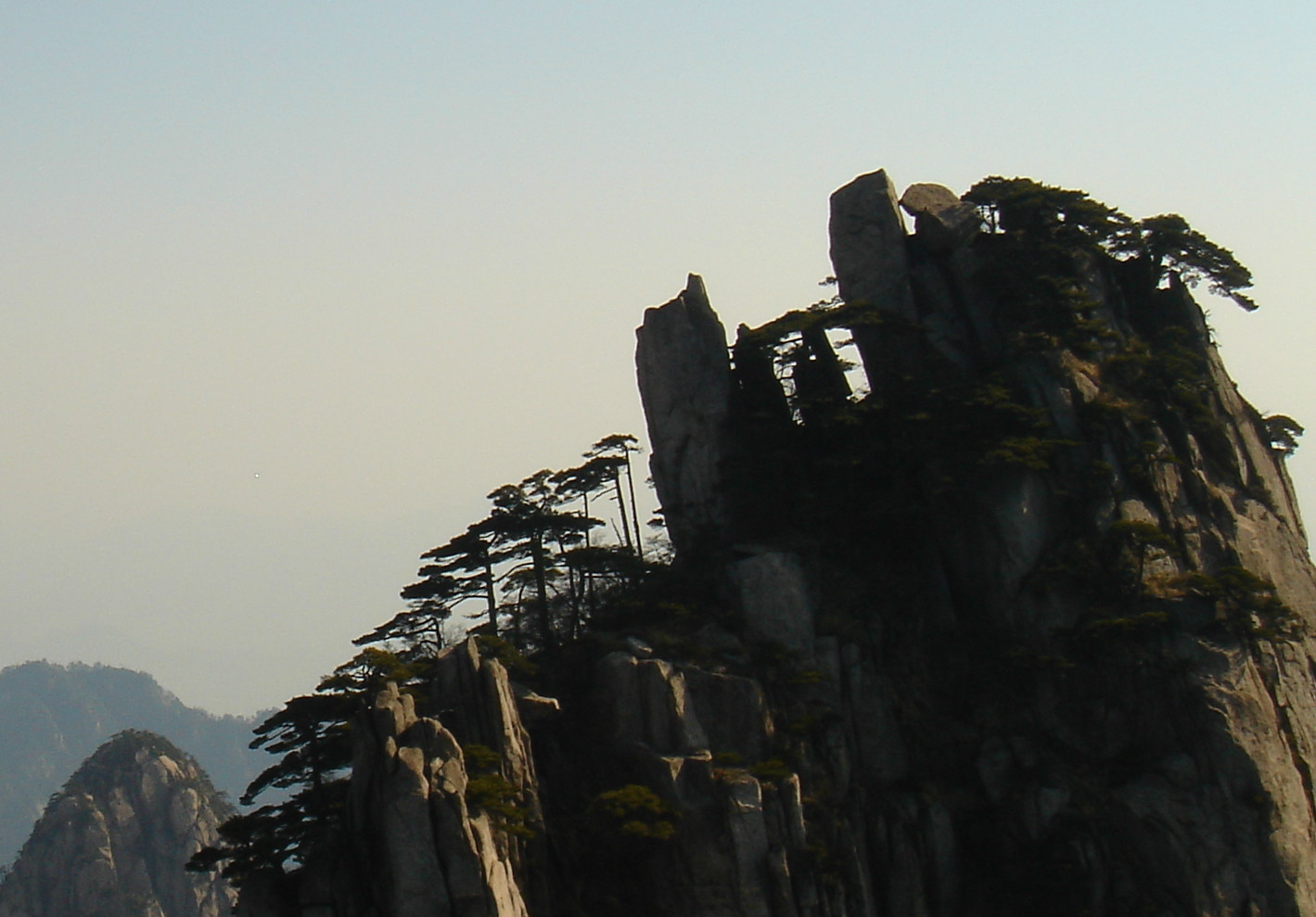 黄山奇石的风景 