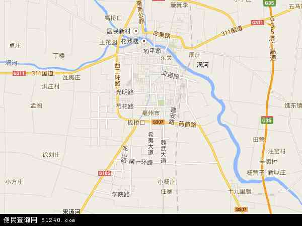 安徽省亳州市地图全图 