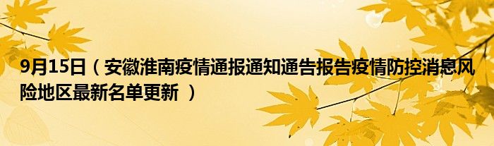 关于安徽省疫情新闻报道 