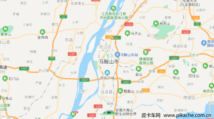 马鞍山市地图 马鞍山市地图分布图