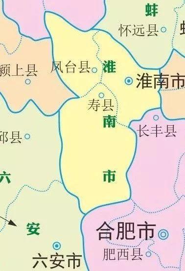 淮南市地图 淮南市地图全图