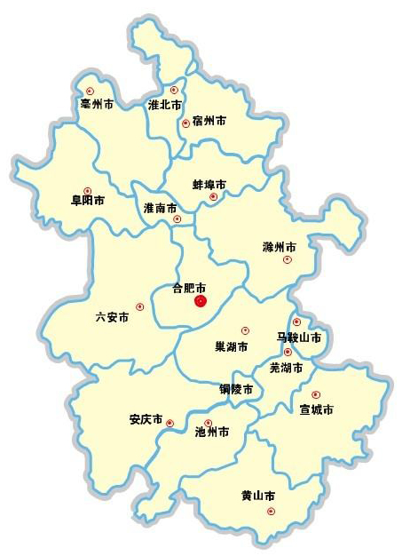 安徽全图高清版大图 安徽地图最新全图高清版放大