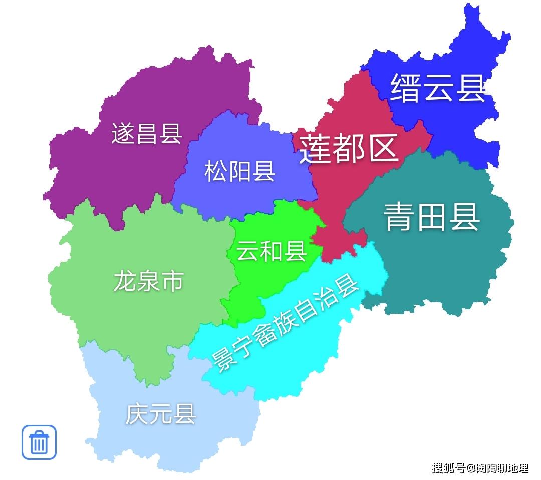 多少个县 