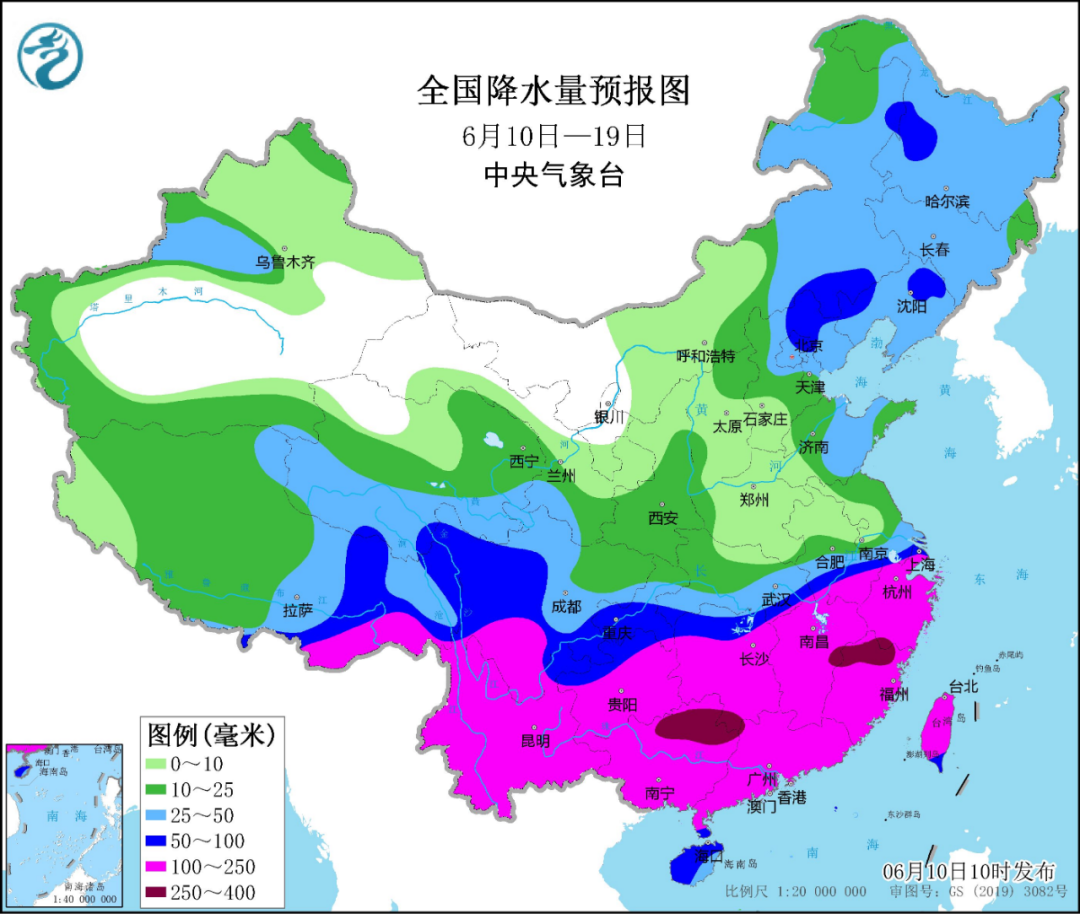 未来10天河南降雨 