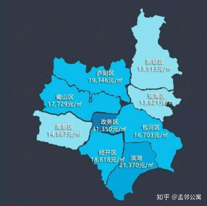 合肥市区地图 