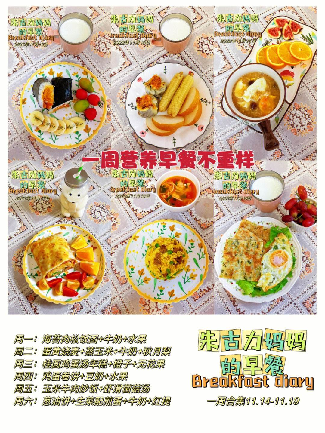 小孩营养早餐食谱 