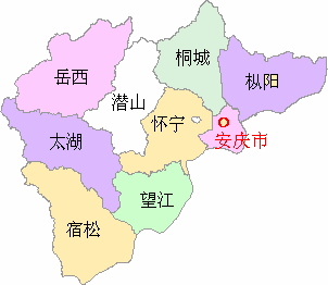 安庆地图 安庆地图位置